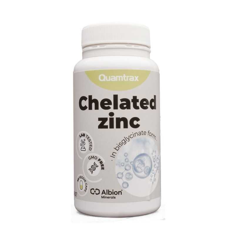 Chelated Zinc 90 caps. - QUAMTRAX