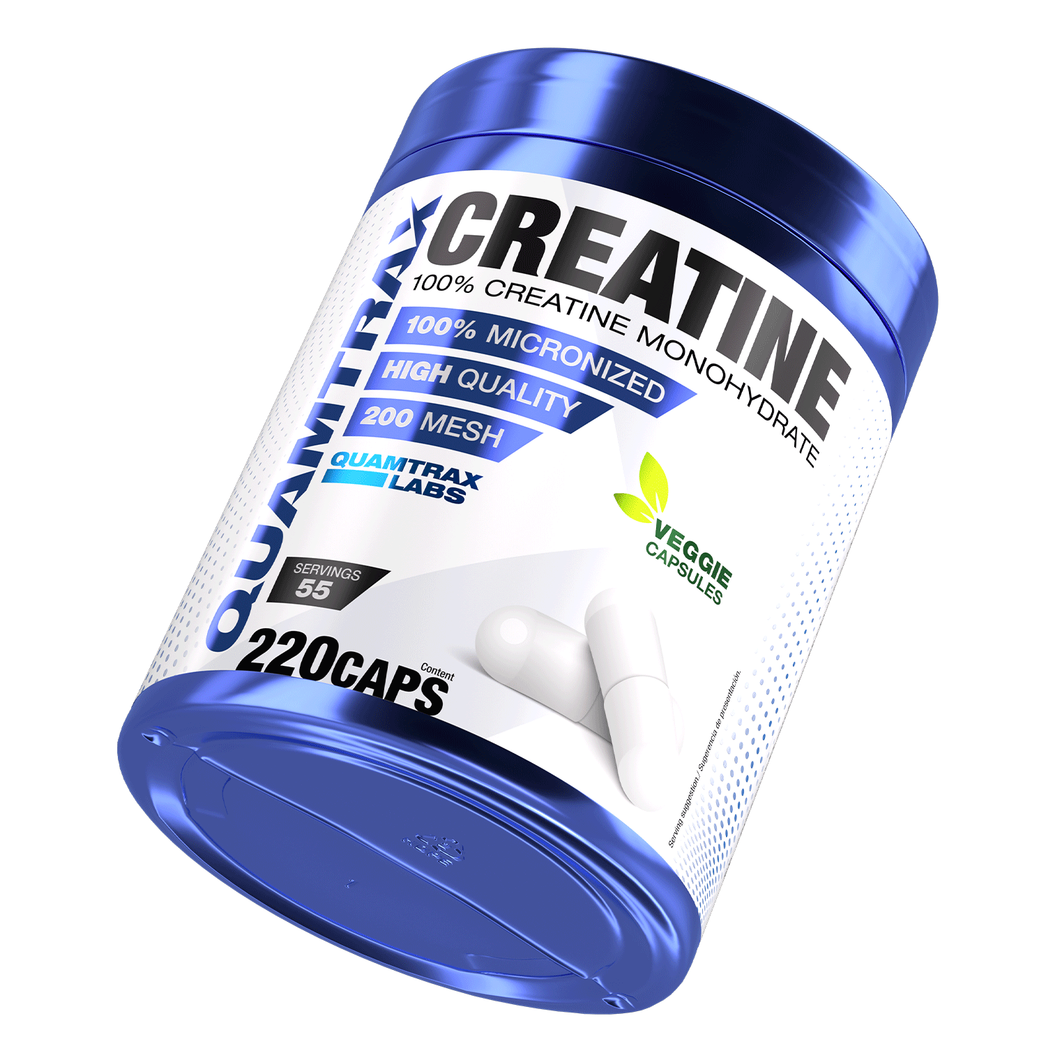 Creatina 220 veggie caps - QUAMTRAX