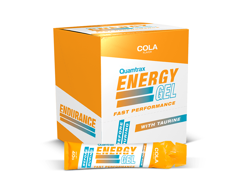 Energy gel · BCAA + Cafeína - QUAMTRAX