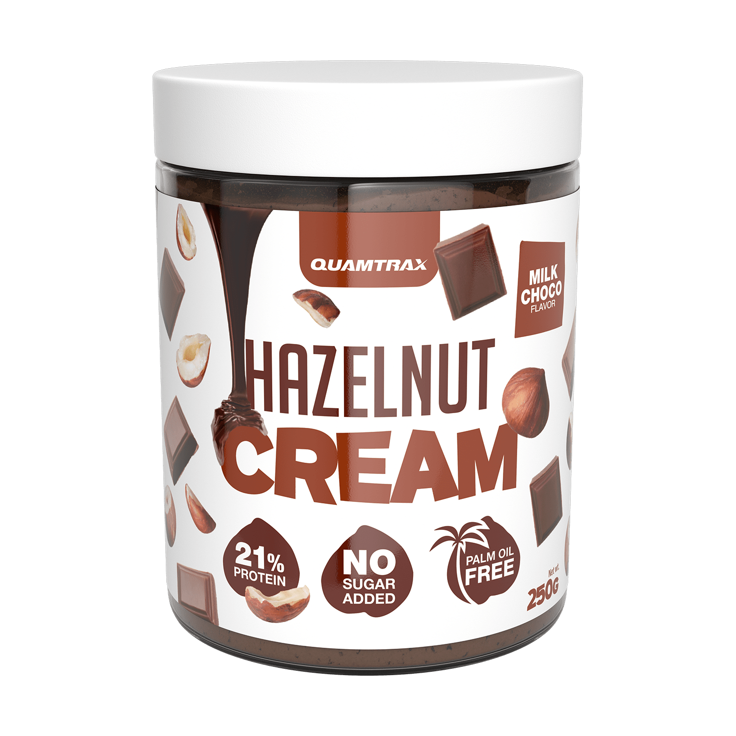 Hazelnut cream · Crema de avellana - QUAMTRAX