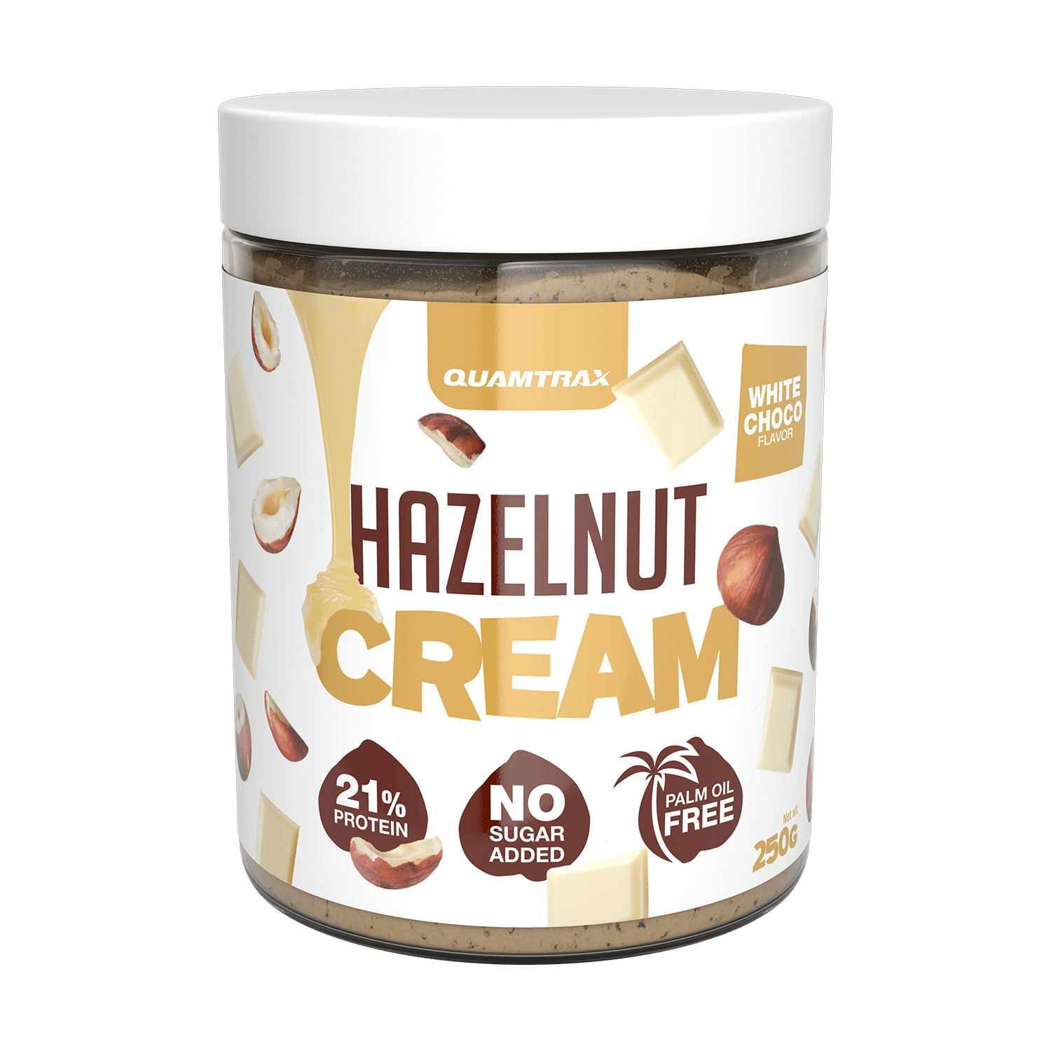 Hazelnut cream · Crema de avellana - QUAMTRAX
