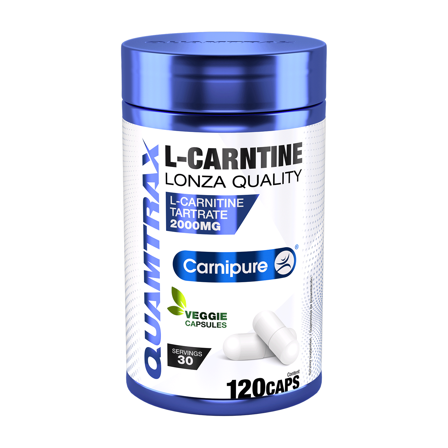L - Carnitina LONZA VEGGIE 120 caps - QUAMTRAX