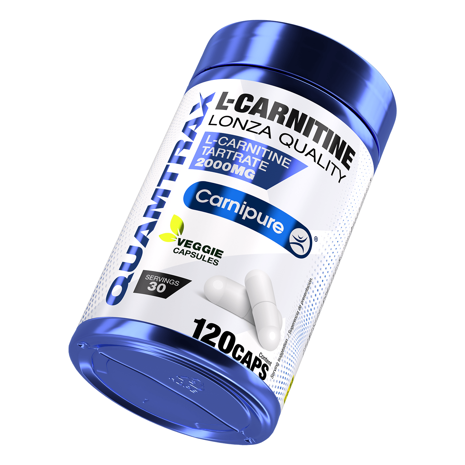 L - Carnitina LONZA VEGGIE 120 caps - QUAMTRAX