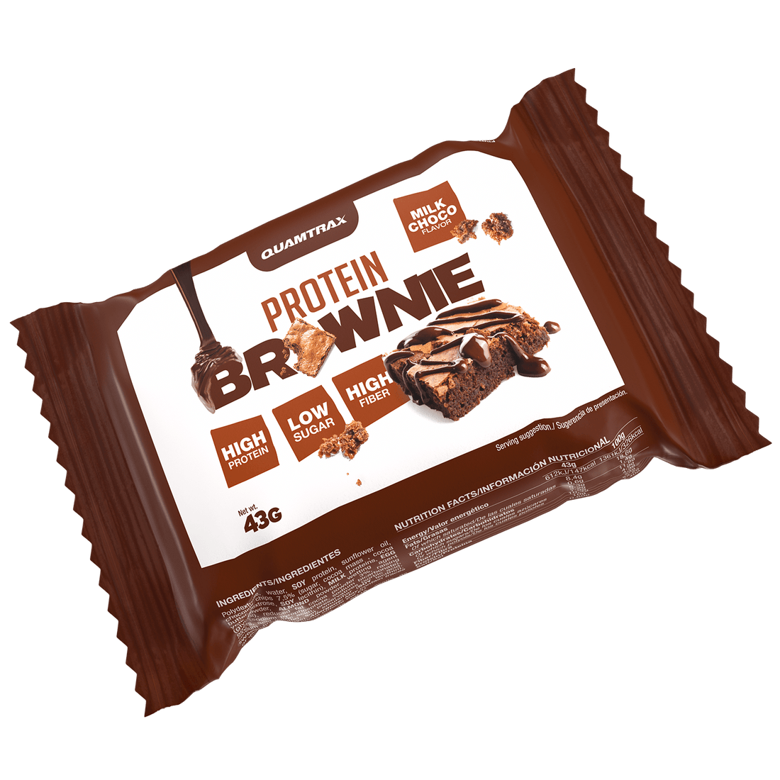 Protein brownie - QUAMTRAX