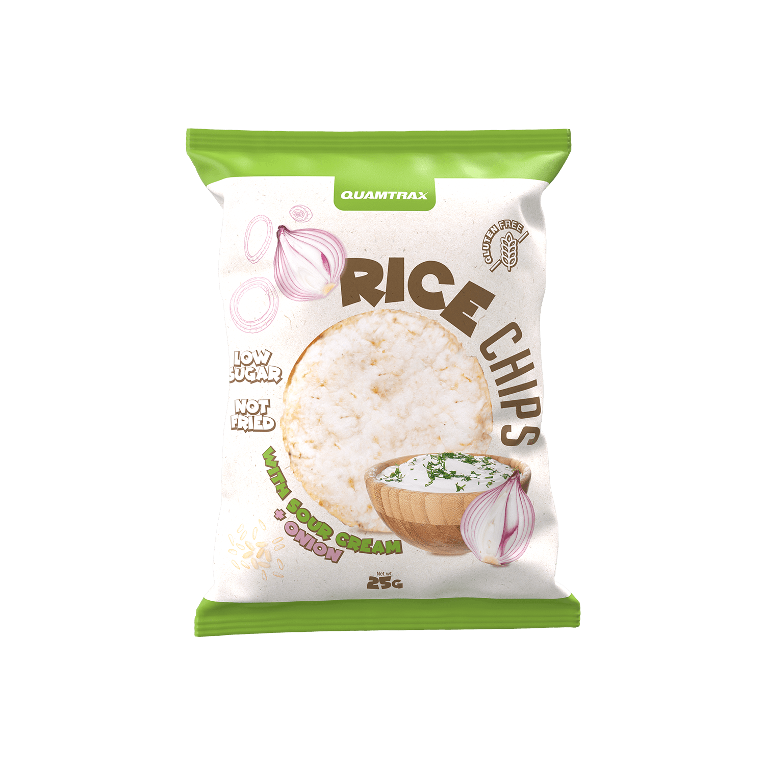 Rice chips · Chips de arroz - QUAMTRAX